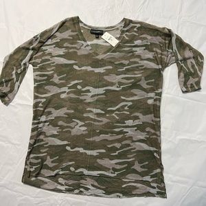 Camo ladies top